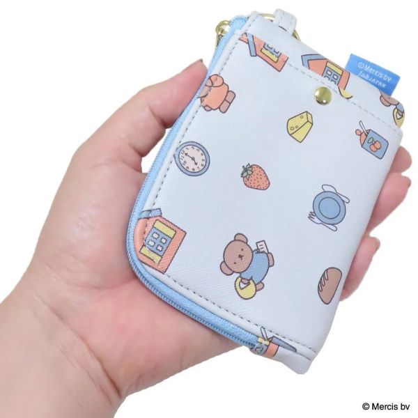 Miffy Boris 插畫卡夾零錢包 