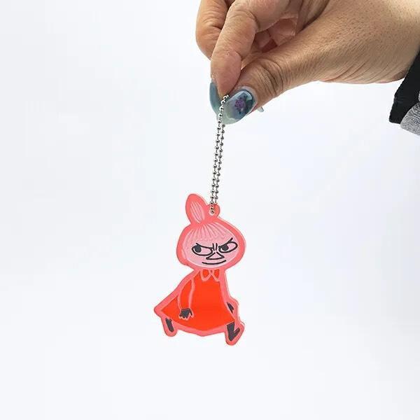 MOOMIN PVC 反光透明造型吊飾 