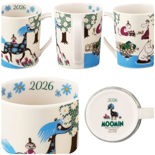 2026 MOOMIN 年度限定光澤馬克杯 