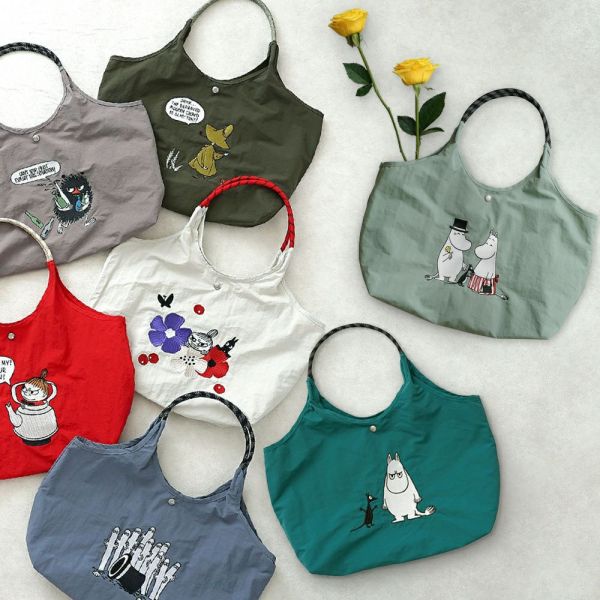 Moomin 刺繡輕量托特包 