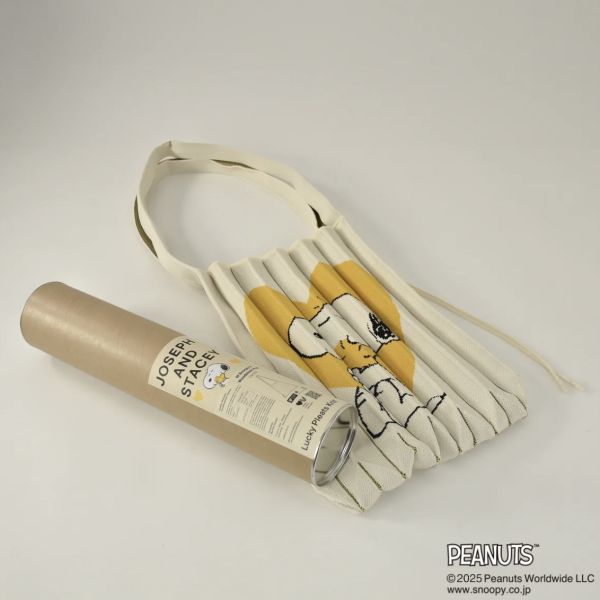 銀座三越 Joseph and stace 史努比針織手提袋存錢筒 