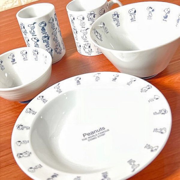 mc. 史努比 兄弟圖陶瓷圓碗&拉麵碗 