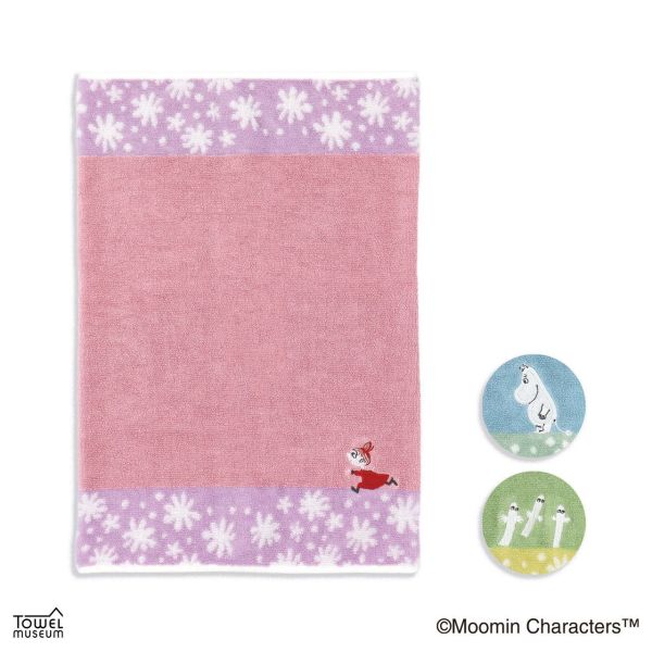 Towel museum Moomin 花語刺繡快乾毛巾系列 