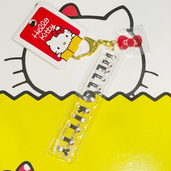 Hello Kitty X 東京國立博物館 特展壓克力字母吊飾 