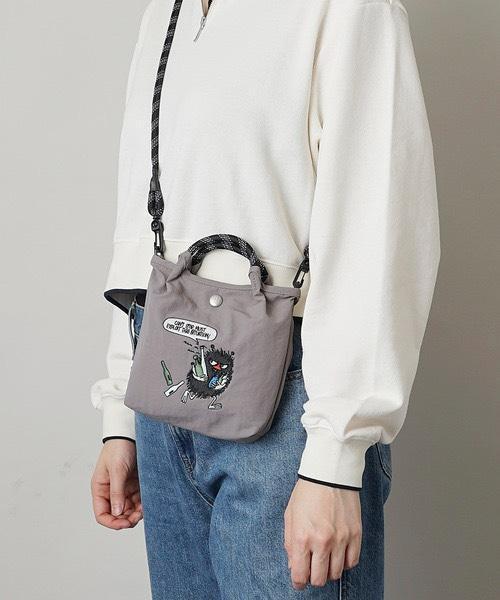 T-TWO-O 阿丁刺繡角色 2WAY 輕量迷你肩背包／手機包 (S) 