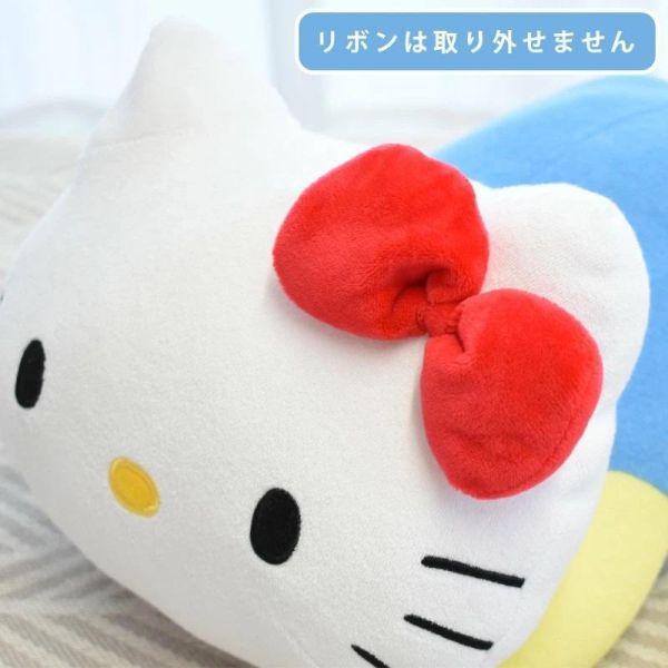 西川 X Hello Kitty 趴睡造型彈力抱枕 
