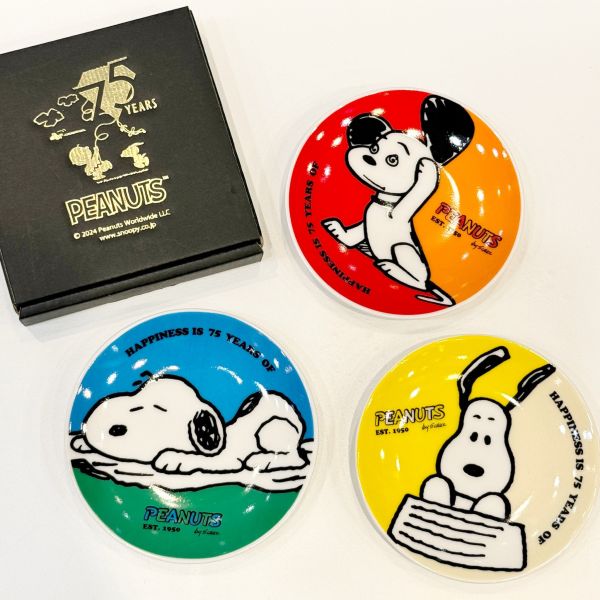yamaka X SNOOPY 史努比75周年限定 撞色陶瓷碟 