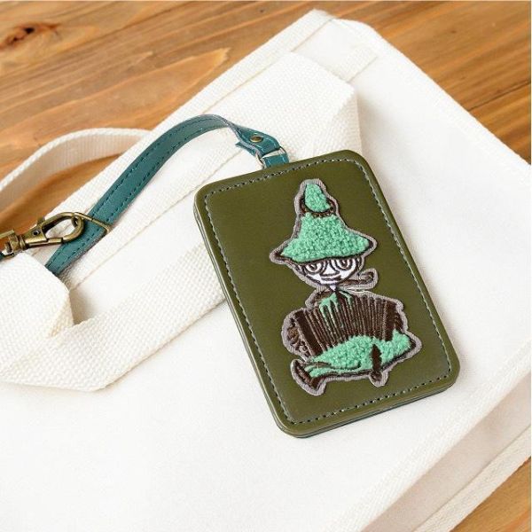 MOOMIN 毛絨刺繡票卡夾 