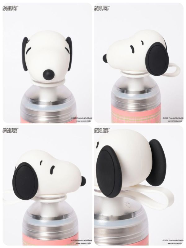 SNOOPY × LOWRYS FARM 聯名 立體史努比保冷吸管瓶 