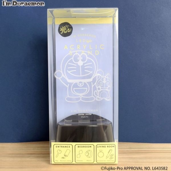 Flowering X I'm Doraemon 聲音感應 壓克力LED夜燈/擺飾 