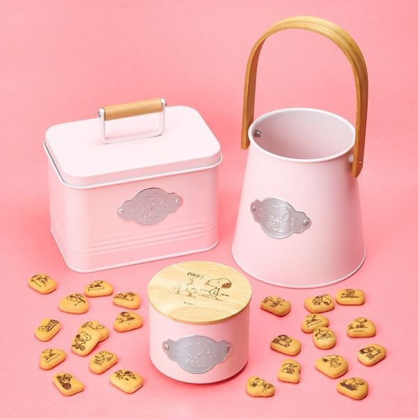 Peanuts 史努比銀標木蓋造型餅乾 