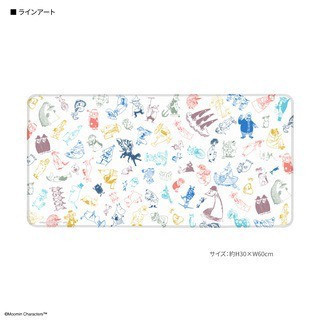 MOOMIN 經典角色滑鼠墊桌墊 