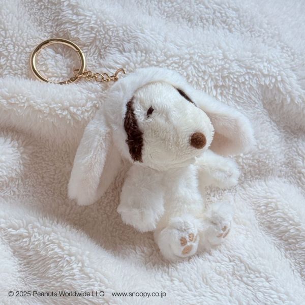 垂耳兔史努比吊飾(四色) 