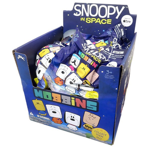 SNOOPY in SPACE MOBBiNS 方頭造型超Q版公仔盲盒 