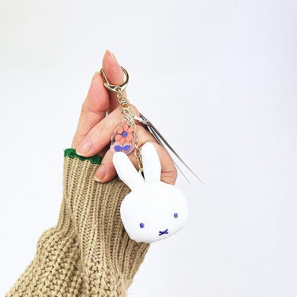 米菲 立體大臉壓克力鑰匙圈 