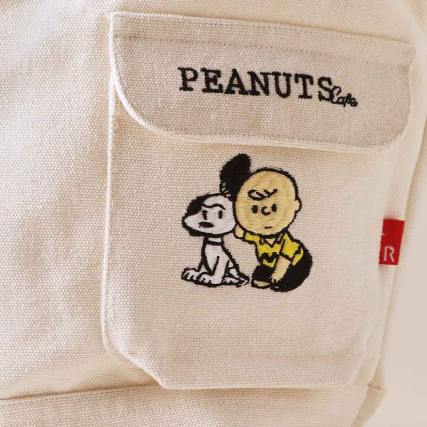 Rootote X Peanuts cafe 環保棉手提袋 