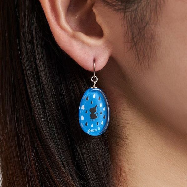 Moomin 剪影設計精緻壓克力耳環 