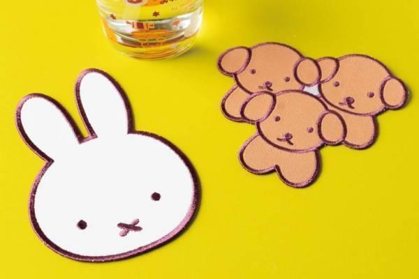 Miffy Kitchen 大臉刺繡杯墊 