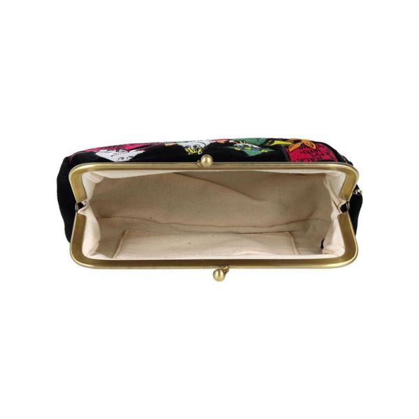 MOOMIN 刺繡系列 經典復古口金包 