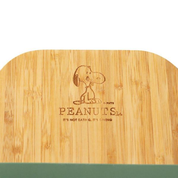 PEANUTS Cafe × Black+Blum 不鏽鋼 × 竹蓋 質感午餐盒 