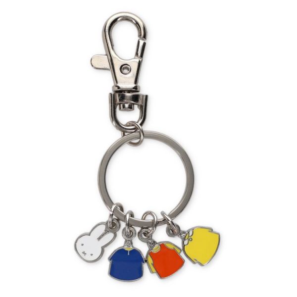 Dick Bruna 米菲迷你四連鑰匙圈 