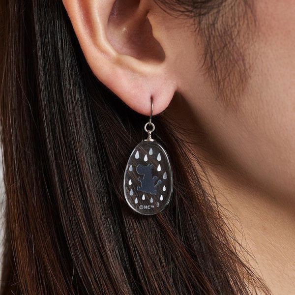 Moomin 剪影設計精緻壓克力耳環 