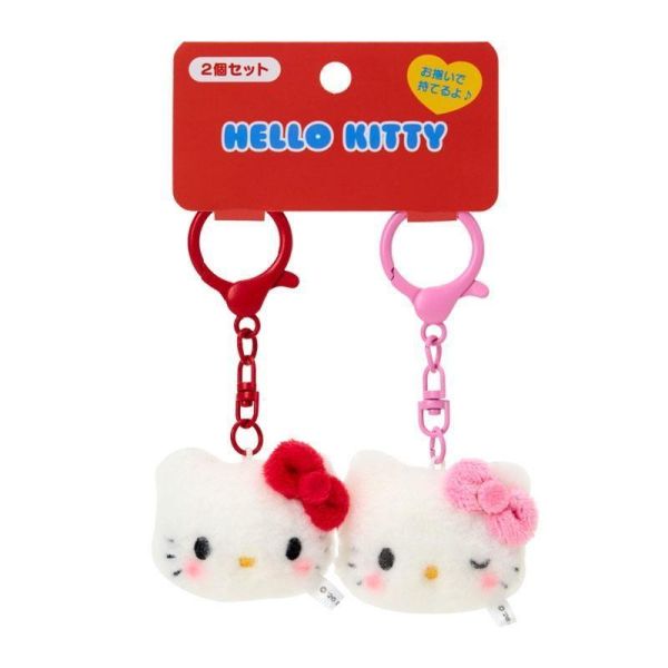 Hello Kitty 雙入絨毛吊飾組 