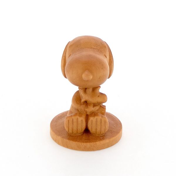 Snoopy茶屋 史努比&朋友們木製雕刻擺設 