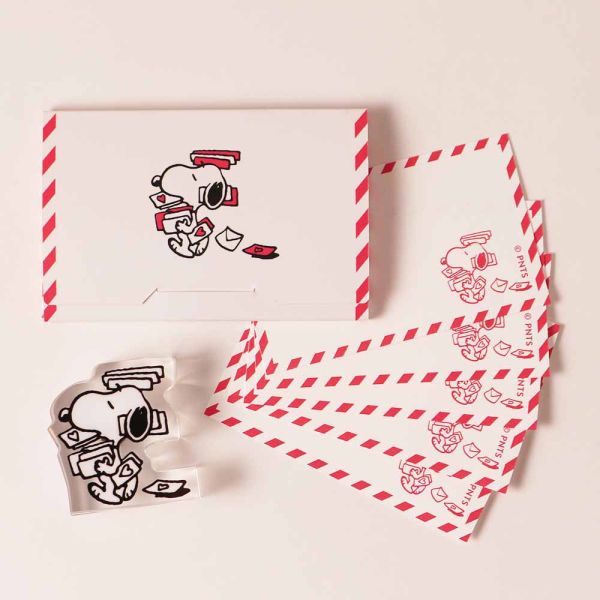 PEANUTS Cafe Love Letter 卡片壓克力架套組 
