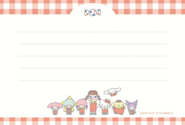 PEKO × SANRIO CHARACTERS 聯名信紙組 