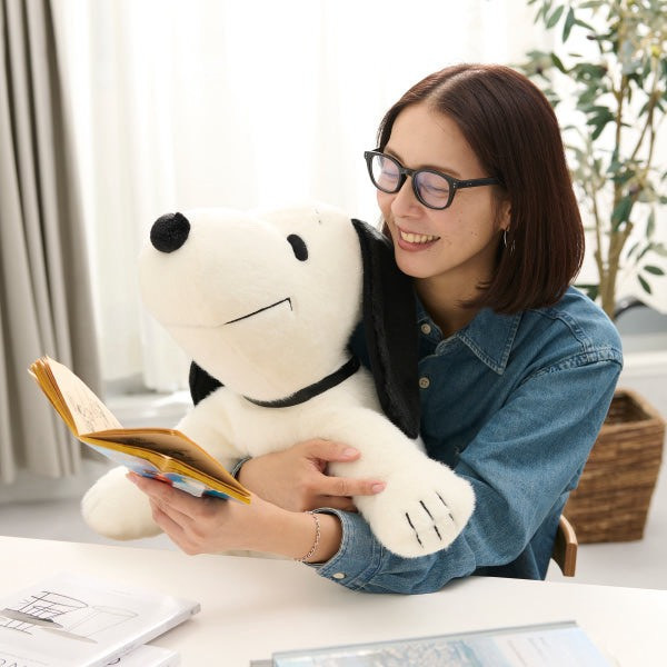 Snoopy獨家75週年 復刻版趴睡毛絨玩偶70cm 