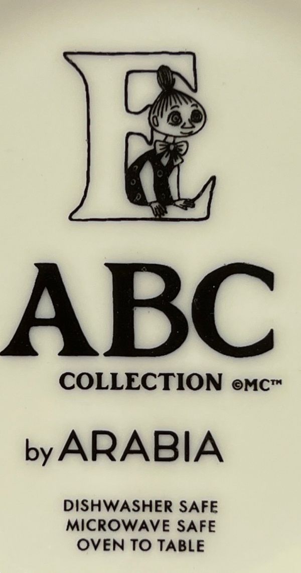 ARABIAxMoomin 嚕嚕米家族字母馬克杯系列 