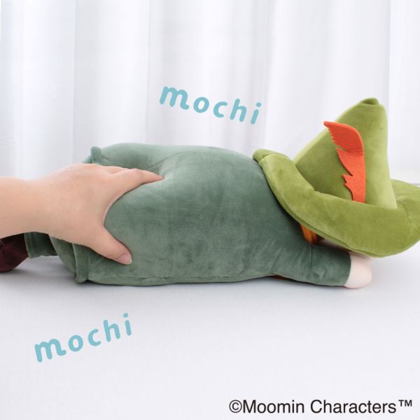 Moomin 趴睡毛絨麻糬抱枕 