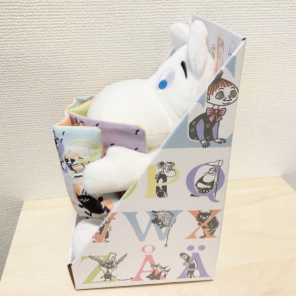 Moomin X Martinex 閱讀玩偶 