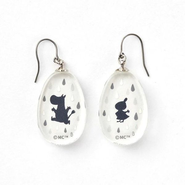 Moomin 剪影設計精緻壓克力耳環 