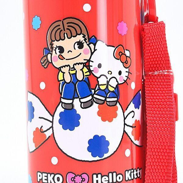 skater kitty x peko糖果抗菌兒童水壺480ml/環保餐具組 