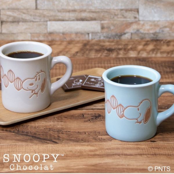 SNOOPY Chocolat 限定 厚瓷馬克杯 