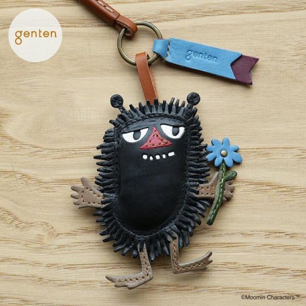 genten × MOOMIN「Stinky」皮革吊飾 