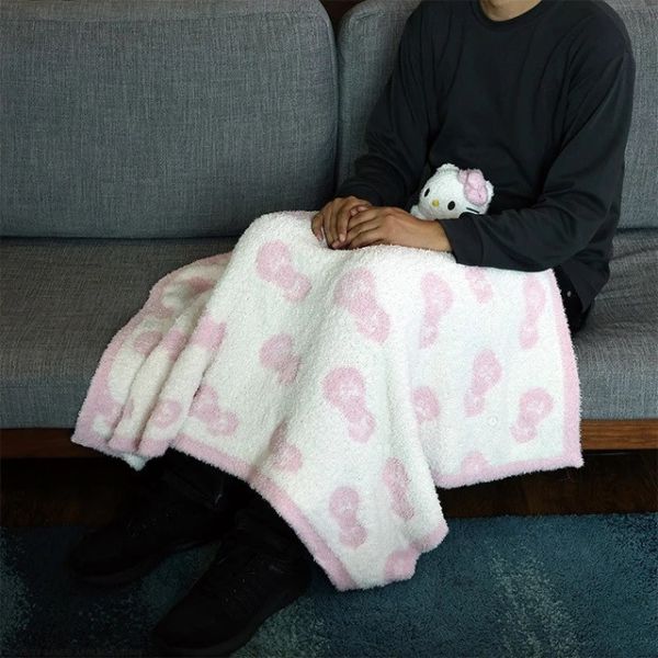 Kitty 柔軟絨毛膝毯 
