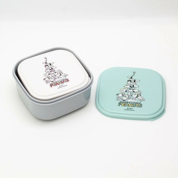 Peanuts 75週年 史努比抗菌保鮮盒兩件組 