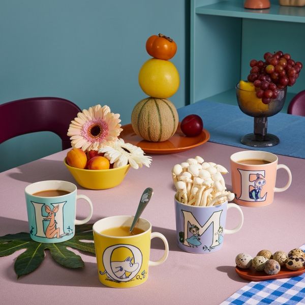 ARABIAxMoomin 嚕嚕米家族字母馬克杯系列 
