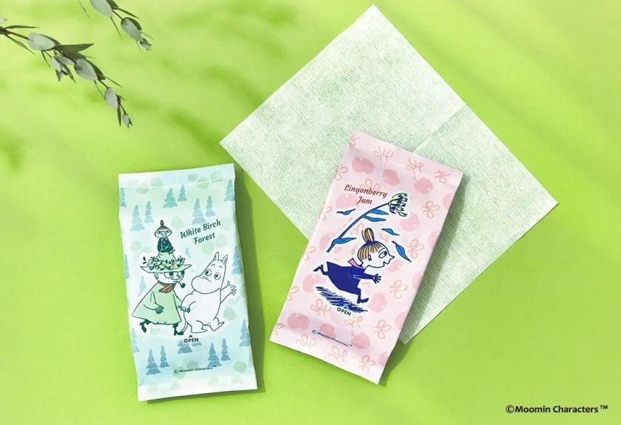 MOOMIN 涼感身體濕紙巾 
