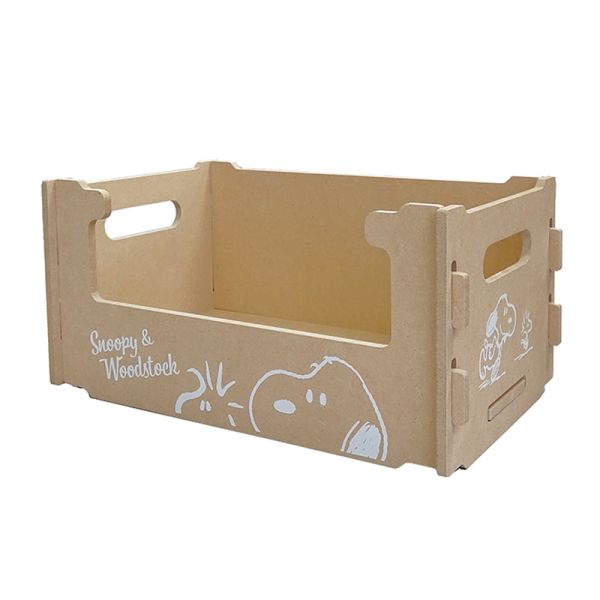 Snoopy X 日本郵局限定 組合式木製收納箱 