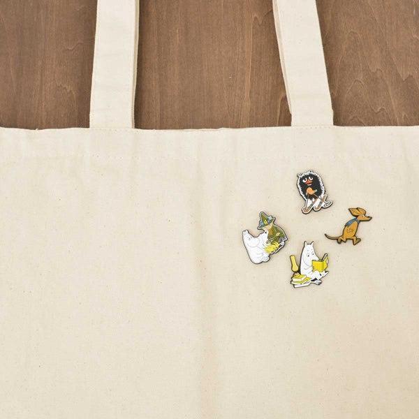Moomin × PINBOX 聯名別針系列 質感琺瑯徽章 