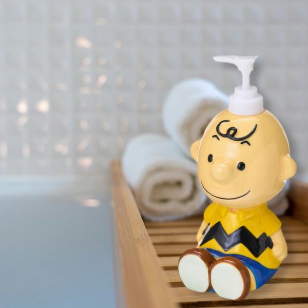 史努比 查理布朗 皂液分裝瓶 