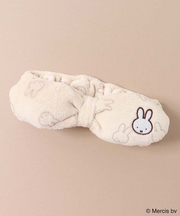 Miffy 柔軟絨毛蝴蝶結髮帶 