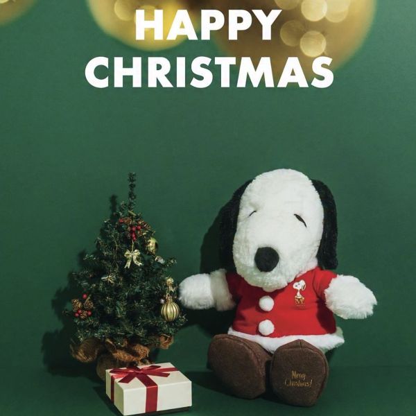 SNOOPY MUSEUM 史努比聖誕老人玩偶服 