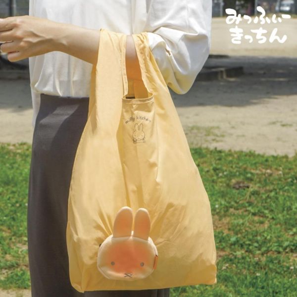 Miffy Kitchen 米菲麵包造型可收納購物袋 