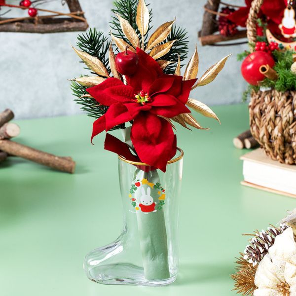 Flower Miffy限定 聖誕玻璃擺飾系列 