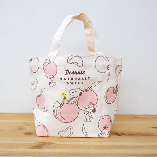 史努比滿版水果 帆布手提袋 